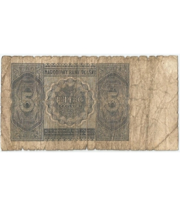 5 zł, 1946, stan 5-/6+