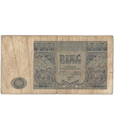 5 zł, 1946, stan 4-/5+