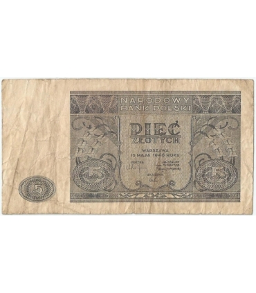 5 zł, 1946, stan 4