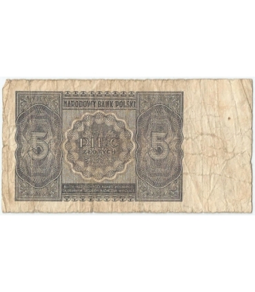 5 zł, 1946, stan 4-/5+