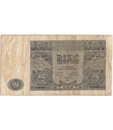 5 zł, 1946, stan 4