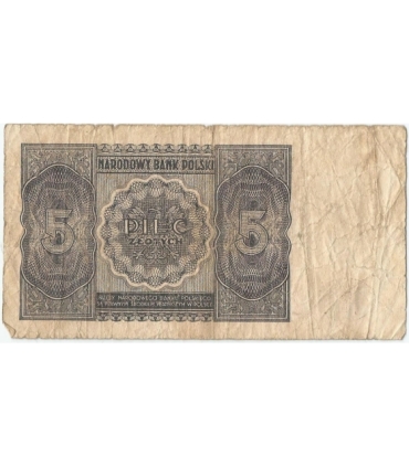 5 zł, 1946, stan 4
