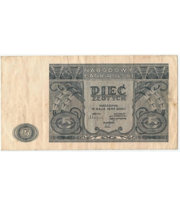 5 zł, 1946, stan 3-