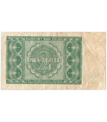 2 złote 1946, Zielony, stan 3-/4+