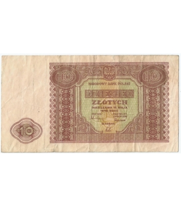 10 złotych 1946, stan 3-/4+