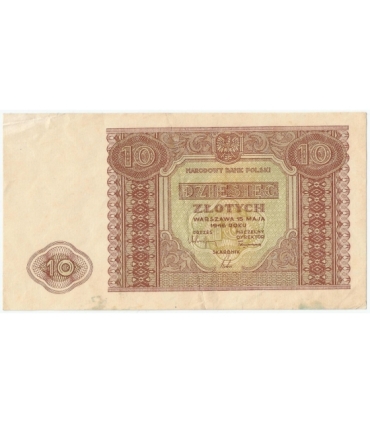 10 złotych 1946, stan 3/3-