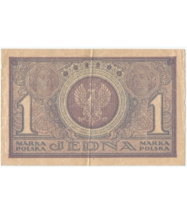 1 marka polska, 17 maja 1919, seria ICI, st. 3+