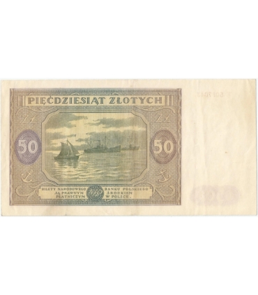 50 złotych 1946, Seria G, stan 3