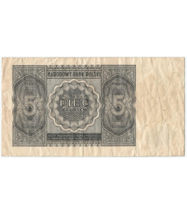 5 zł, 1946, stan 4+