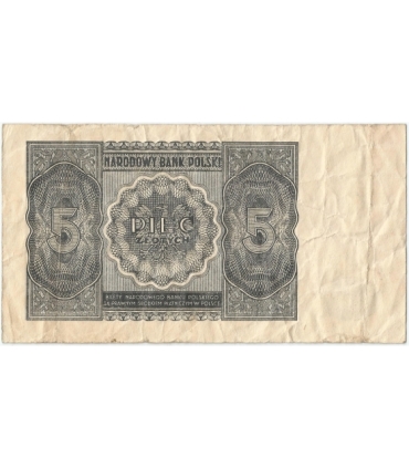 5 zł, 1946, stan 4+