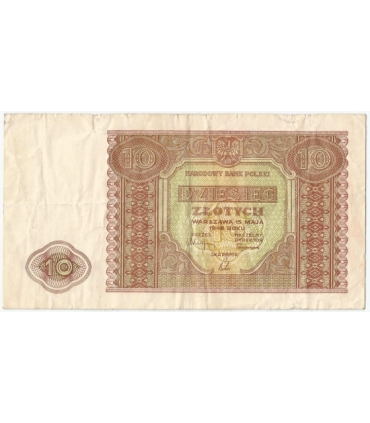 10 złotych 1946, stan 3-/4+