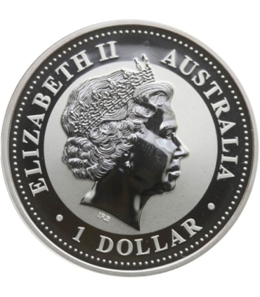 Australia, 1 dolar, Kukabura, 2008, srebro Ag999, 1OZ, st. 1, certyfikat