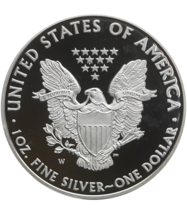 USA, 1 dolar "Srebrny Orzeł", 1 Oz, 2008, certyfikat, 1-