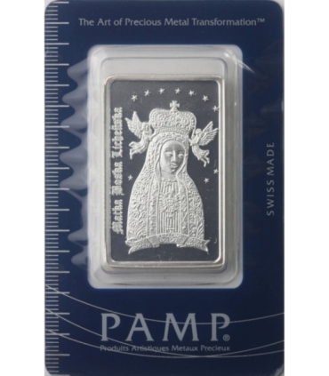Sztabka - Matka Boska Licheńska PAMP, Srebro Ag999, 1 uncja