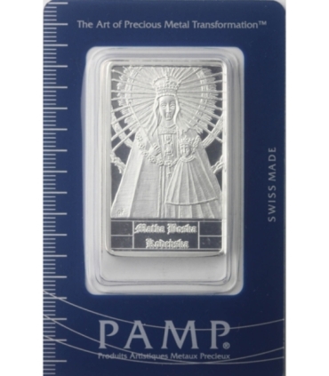 Sztabka - Matka Boska Kodeńska PAMP, Srebro Ag999, 1 uncja
