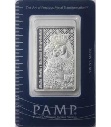 Sztabka - Matka Boska z Kalwarii Zebrzydowskiej PAMP, Srebro Ag999, 1 uncja