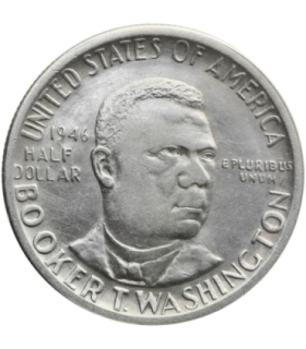 USA ½ dolara, 1946, Booker Taliferro Washington, st. 2