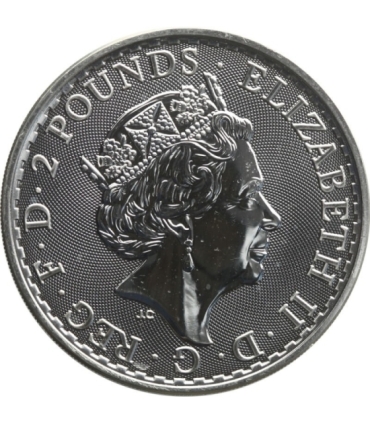 Wielka Brytania 2 funty, 2023, Britannia, st. 1/1-, 1 Oz, srebro Ag999