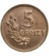 5 groszy 1949, brąz, 2+, ładna