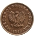 5 groszy 1949, brąz, 1-/2+, ładna