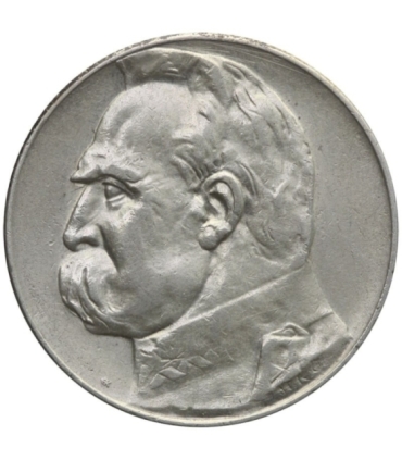 5 złotych Józef Piłsudski 1936, stan 2-. ładny