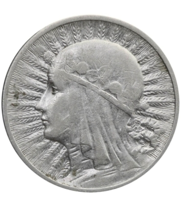 2 złote głowa kobiety 1932, stan 3+