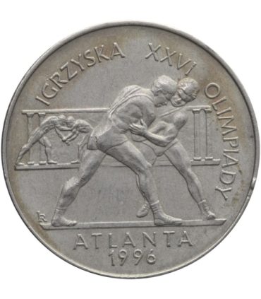 2 zł Igrzyska XXVI Olimpiady - Atlanta 1996 - Zapaśnicy, 1995