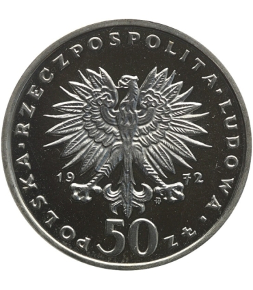 50 zł, Fryderyk Chopin, 1972 r., st. 1-