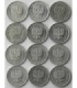 Zestaw monet 12 monet 5 groszy PRL, lata 1958-1972, każda inna, piękne stany