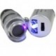 Kieszonkowy mikroskop o powiększeniu 60x, LED i UV