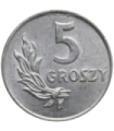 5 groszy 1949, aluminium, 2+