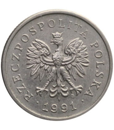 1 złoty, 1991, stan 1-