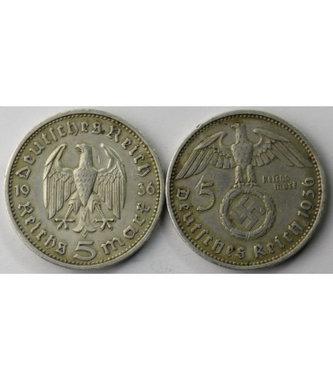 2 x 5 marek Hindenburg 1936, A + E