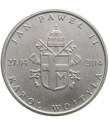 MEDAL ŚWIĘTY JAN PAWEŁ II 1920-2020, srebro