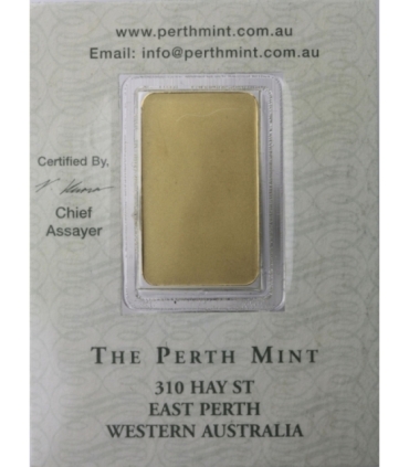The Perth Mint: Sztabka złota 5g, Au 999,9