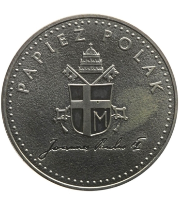 Polska, medal Jan Paweł II, Pielgrzym Pokoju, 2005 r., srebro