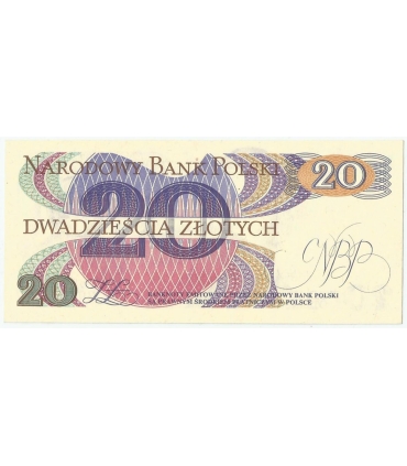 20 zł, Romuald Traugutt, 1982, seria AR, st. 1-