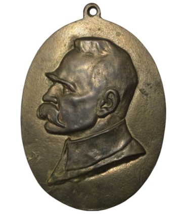 Medalion Józef Piłsudski, 740g, 20.5 cm/14,5cm