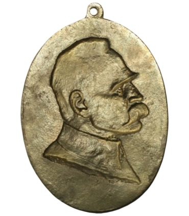 Medalion Józef Piłsudski, 740g, 20.5 cm/14,5cm