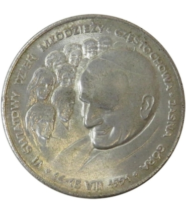 Medal Jan Paweł II VI światowy dzień młodzieży 1991