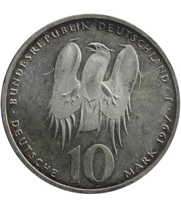 Niemcy 10 marek, 1997 500 rocznica urodzin - Philipp Melanchthon