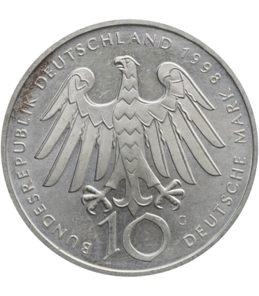 Niemcy 10 marek, 1998 350 rocznica - Pokój westfalski, srebro Ag925