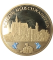 Medal Pamiątkowy platerowany – Schloss Neuschwanstein i Mein Bayern