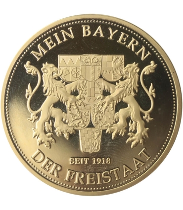 Medal Pamiątkowy platerowany – Schloss Neuschwanstein i Mein Bayern