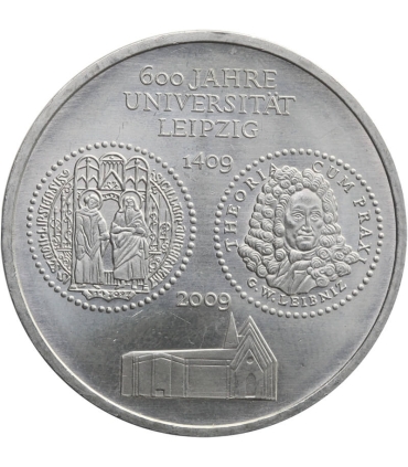 Niemcy 10 euro, 2009 600 lat Uniwersytetu Lipskiego