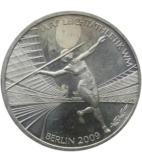 Niemcy 10 euro, 2009 Mistrzostwa świata w lekkoatletyce w Berlinie 2009, srebro