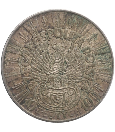 10 złotych Piłsudski 1934 Strzelecki, stan 3