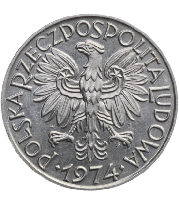 5 zł, Rybak, 1974, stan 1/1-