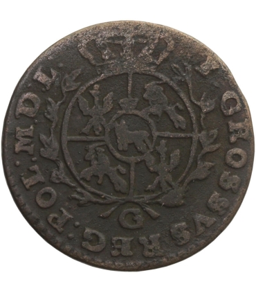 Polska 1 grosz, 1768, Stanisław August Poniatowski, 1768, stan 3