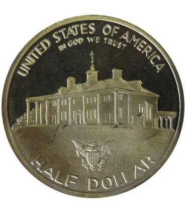 1/2 dolara Waszyngton - 250 rocznica urodzin 1982 + certyfikat